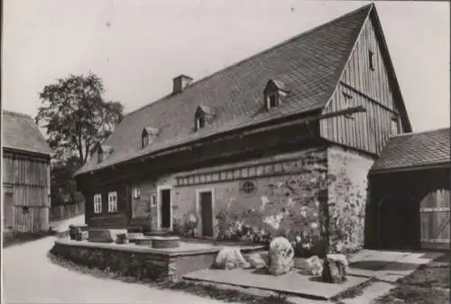 Markneukirchen-Landwüst - Bauernmuseum, Wohnhaus Hofseite - 1980