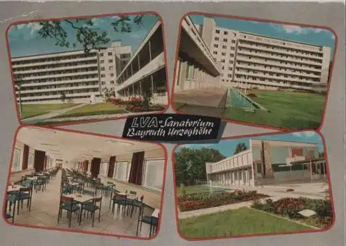 Bayreuth - Herzoghöhe, LVA-Sanatorium - 1965