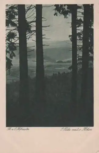 Schierke - Motiv aus dem Harz - ca. 1955