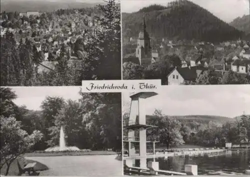 Friedrichroda - 4 Teilbilder - 1981