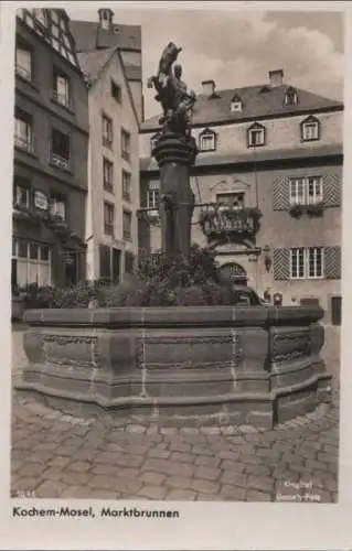 Kochem - Cochem - Marktbrunnen - ca. 1960