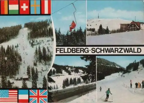 Feldberg / Schwarzwald - Wintersportplatz - 1974