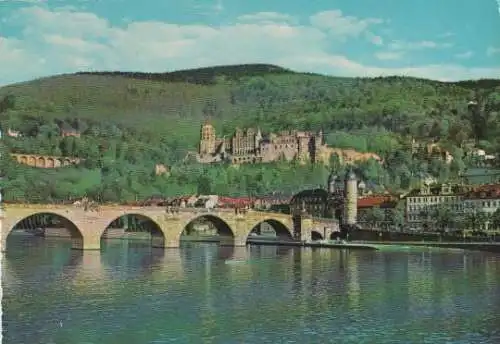 Heidelberg - Schloss und Alte Neckarbrücke - ca. 1975