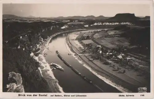 Sächsische Schweiz - Blick von der Bastei - 1938