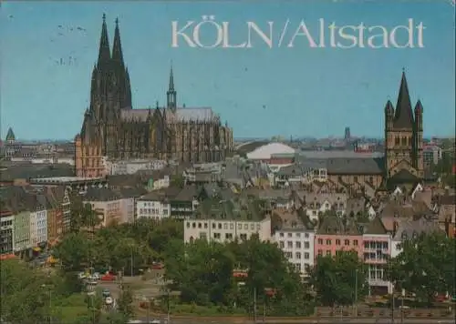 Köln - Heumarkt mit Dom - 1987