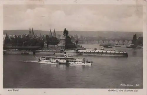 Koblenz - das deutsche Eck - 1935