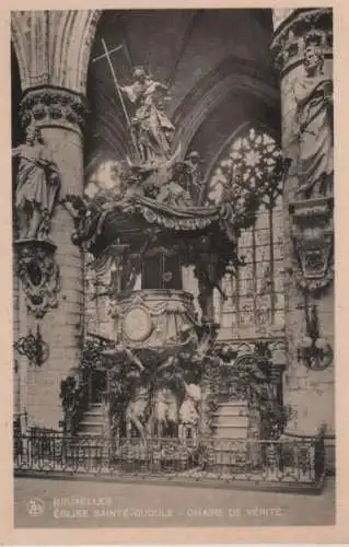 Belgien - Belgien - Brüssel - Bruxelles - Eglise Sainte-Gudule - 1936