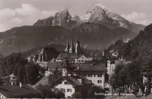 Berchtesgaden - mit Watzmann - 1959