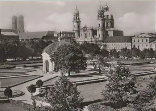 München - Hofgarten Theatinerkirche - ca. 1965