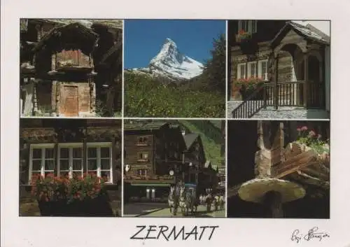 Schweiz - Schweiz - Zermatt - Dorfidylle - 1996