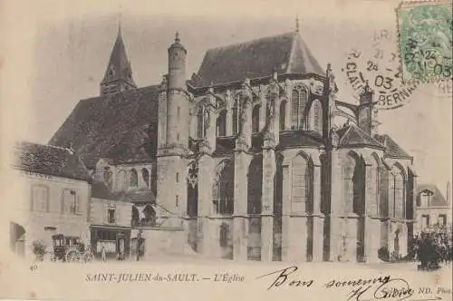 Frankreich - Saint-Julien-du-Sault - Frankreich - Eglise