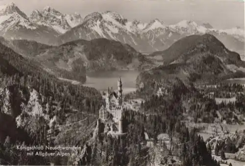 Schwangau Neuschwanstein - mit Allgäuer Alpen