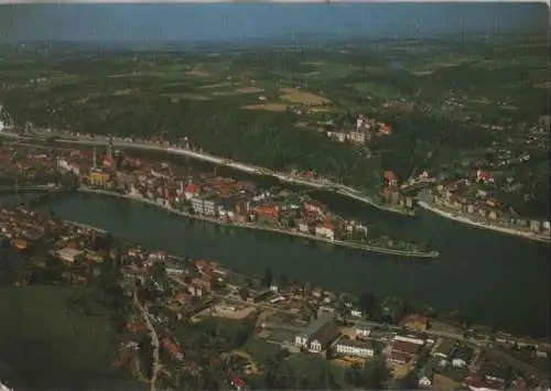 Passau - Zusammenfluss