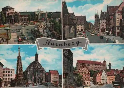 Nürnberg - mit 4 Bildern - ca. 1970