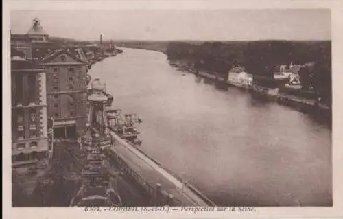 Frankreich - Frankreich - Corbeil - La Seine - ca. 1945