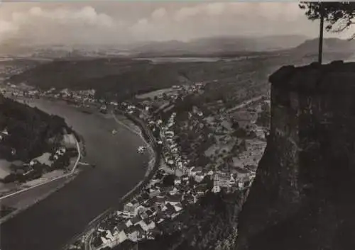 Königstein - Blick von der Festung - 1968