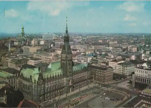 Hamburg - Rathaus und Innenstadt - 1968