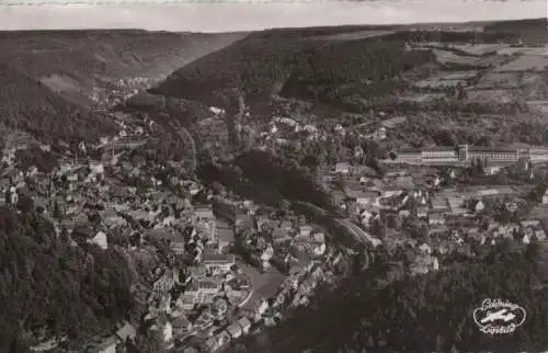 Calw - Blick ins Nagoldtal - 1956