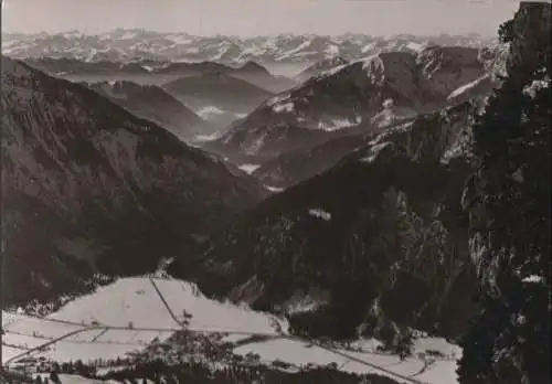 Wendelstein - Blick von Terrasse - 1954