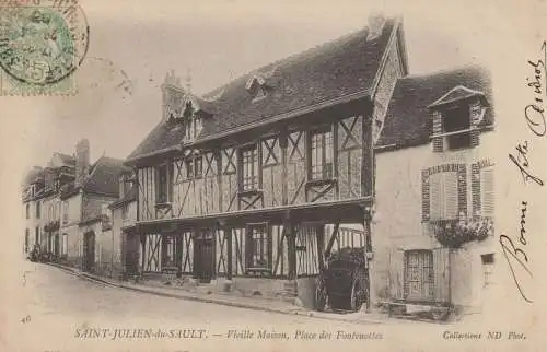 Frankreich - Saint-Julien-du-Sault - Frankreich - Vieille Maison