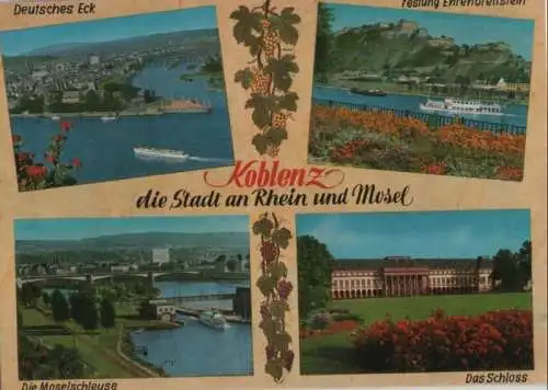 Koblenz - u.a. das Schloss - ca. 1980