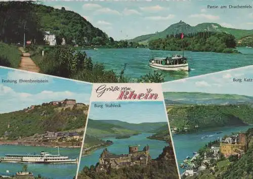 Rhein (gesamt) - u.a. Burg Stahleck - ca. 1975