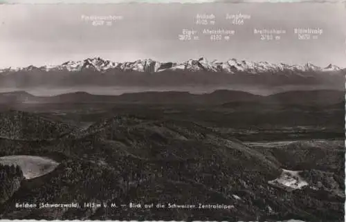 Belchen - Blick auf Schweizer Zentralalpen - ca. 1960