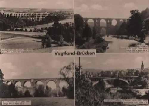 Vogtland - verschiedene Brücken - 1961