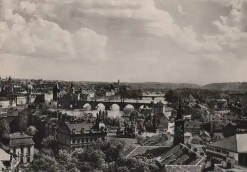 Tschechien - Tschechien - Prag - Praha - Celkovy pohled na prazske - 1958