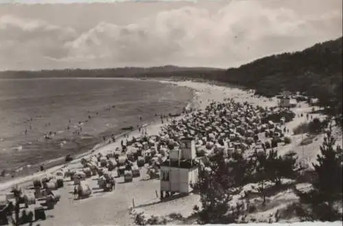 Sellin - Blick zum Strand - 1964