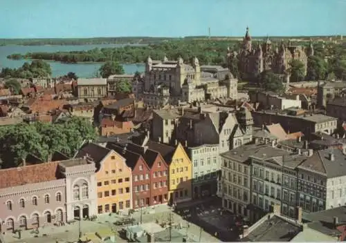 Schwerin - Blick zum Schloß - 1981