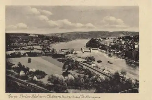 Essen, Ruhr - Werden - Blick vom Plattenrestaurant