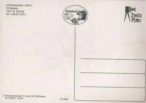 Königssee - Königsbachalm