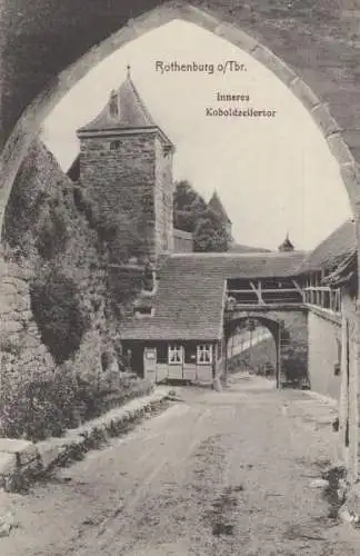 Rothenburg ob der Tauber - Inneres Koboldzellertor 