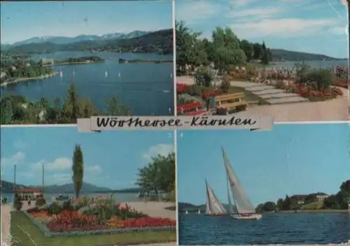 Österreich - Österreich - Wörthersee - 4 Teilbilder - 1982