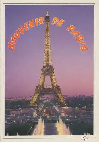 Frankreich - Paris - Frankreich - Eiffelturm illuminiert