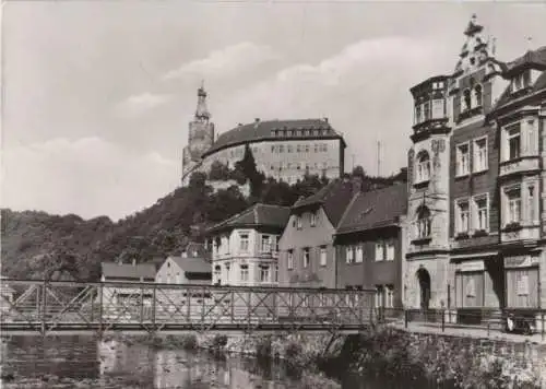 Weida - Blick zur Osterbrug - 1981