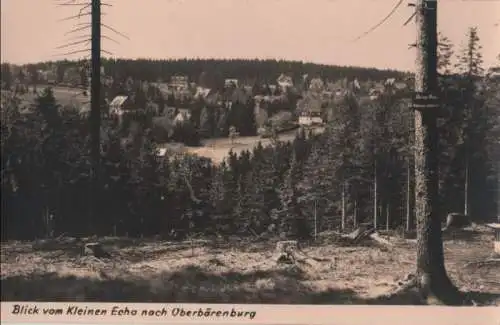 Altenberg-Oberbärenburg - Blick vom Kleinen Echo - 1962