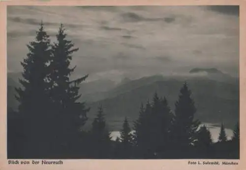 Tegernsee - Blick von der Neureuth - ca. 1955