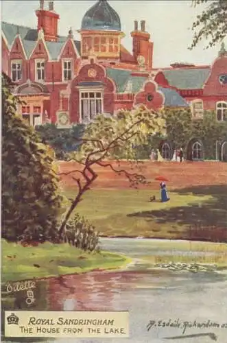 Großbritannien - Sandringham - Großbritannien - House from the Lake