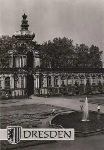 Dresden - Zwingerhof und Kronentor - 1990