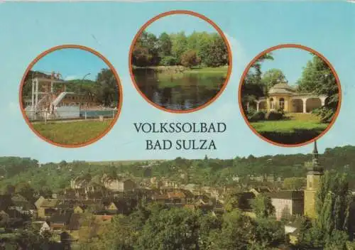 Bad Sulza - u,a, Teilansicht - 1988