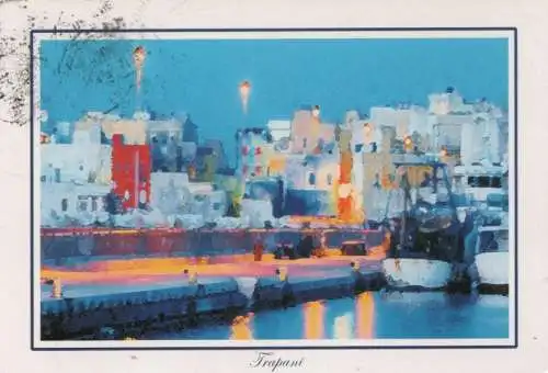 Italien - Trapani - Italien - Hafenbild