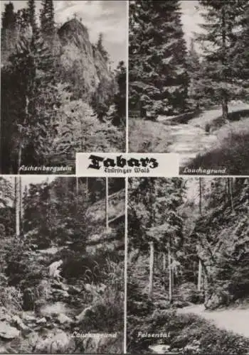 Tabarz - u.a. Felsental - 1973