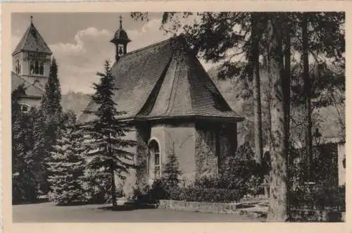 Vallendar-Schönstatt - Gnadenkapelle, alter Turm und Heldengräber - ca. 1955