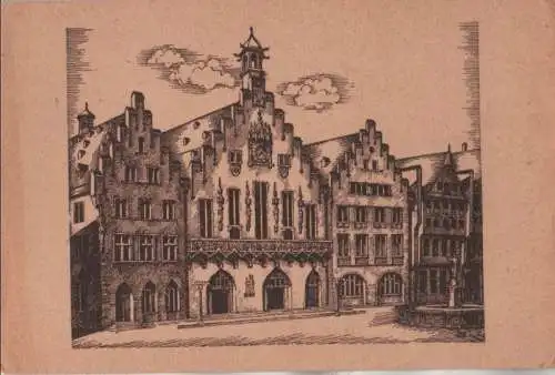 Frankfurt Main - Römer - ca. 1950