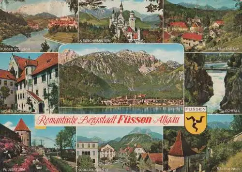 Füssen - u.a. Pulverturm - 1969