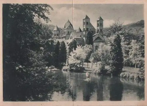 Maria Laach (Glees) - Blick vom Schwanenweiher - 1949