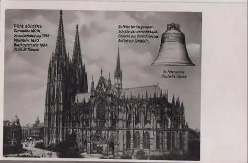 Köln - Dom, Südseite - 1949