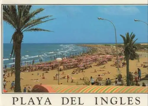 Spanien - Playa del Inglés - Spanien - gut besuchtr Strand